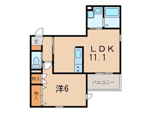 シェルクレール西宮北口の物件間取画像